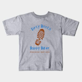 Dirty Boots, Happy Hiker | Appalachian Trail Kids T-Shirt